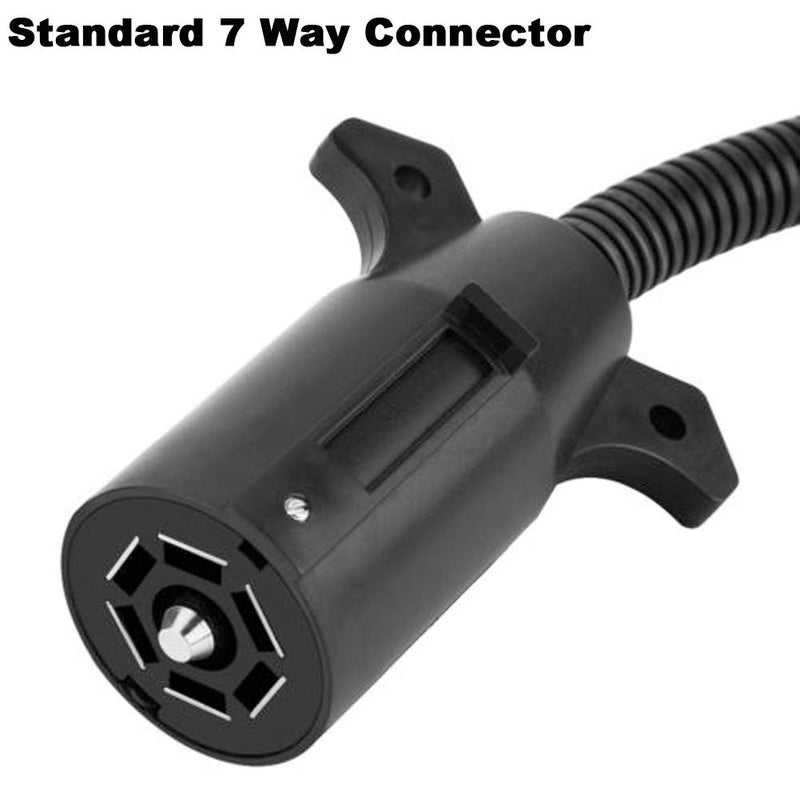 NEW SUN NEWSUNÂ® 8.2ft RV-Ready 7-Way Plug Cord Wiring Harness, Brake & Light Control, Blade 7-Pin Trailer with Wire Cable, Ultimate Trailer Light Connector for All RVs - Image 4